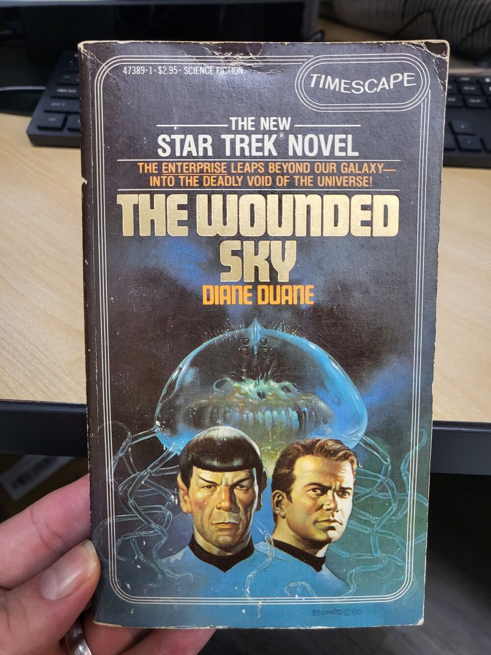 Star Trek Novel - The Wounded Sky by Diane Duane (1983) Book #13